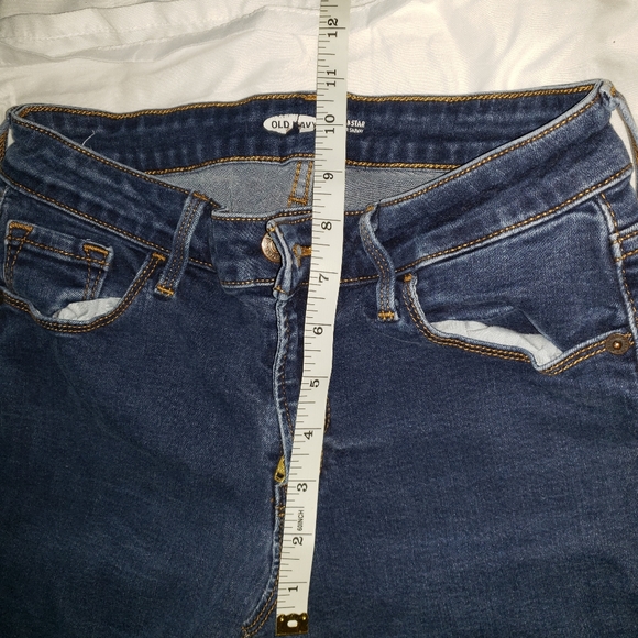 Old Navy jean dark Demin Rockstar Size 4 - Picture 8 of 9